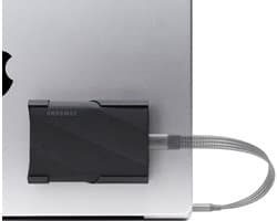CRAP.SUPPLY® - Magnetische SSD Houder Samsung T9 - Laptop Mount - Carbon Fiber - Editing Onderweg
