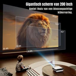 Quvo® Mini beamers - Projector - Mini beamer - Wit -‎4cm x 4cm x 9cm — thumbnail 3