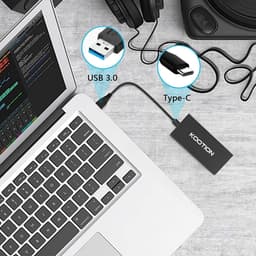 Externe SSD harde schijf 1 TB - Snelle Portable SSD tot 550 MB/s, USB 3.1 Gen2 voor Gaming en Meer — thumbnail 1