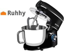 Keukenmachine met roestvrijstalen kom en 6,2 L - 2200 W en 6 snelheden voor bakken en koken — thumbnail 3