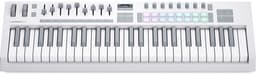 Novation Launchkey 49 MK4 - MIDI Keyboard Controller - 49 Semi-Gewogen Toetsen - 4 Octaven - 16 FSR Drumpad - 9 Faders - 8 Encoders - OLED Display - USB-C - 5-Pins MIDI - Wit — thumbnail 4