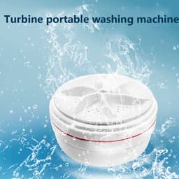 Draagbare mini-turbowasmachine, USB-voeding, Geschikt voor het wassen van ondergoed en sokken, mini-ultrasone turbowasmachine, Geschikt voor zowel thuisgebruik als op reis. — thumbnail 5