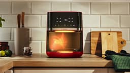 Bosch MAF462R0 Airfryer - Serie 4 - 6,1L - Ontdooifunctie - Dual heating - Warmhoudfunctie - 7 programma's - Tot 4 personen - Dieprood — thumbnail 9