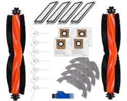 PolkaHome® Accessoireset voor Robotstofzuigers -22-delige – Hoofdborstel, Zijborstels, HEPA-filters, Stofzakken & Dweilpads – Compatibel met Dreame D10 Plus / D10s Plus / L10 Plus / Z10 Pro– robotstofzuiger accessoires & onderdelen