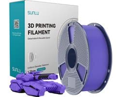 SUNLU 3D-filament PLA+ 1.75mm Lavendel Paars 1kg