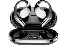 SFATECH Q39 – Open-Ear Sport Hoofdtelefoon – Open-Ear Sport Oortjes – Sport Oordopjes – Sport Hoofdtelefoon – Bluetooth Koptelefoon – Bluetooth 5.4 – AI Bass – ENC Noise Cancelling – IP54 – True Wireless – Zwart