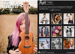 Flight Sopraan Ukelele SAKURA - Travel Series - TUS32 SAK — thumbnail 3