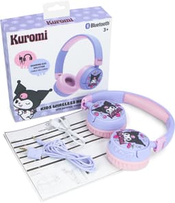 Kuromi - draadloze kinderkoptelefoon - volumebegrenzing - lange batterijduur - microfoon - opvouwbaar - bluetooth — thumbnail 12