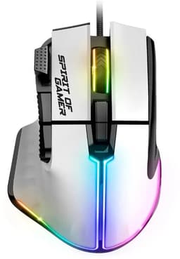 Spirit of Gamer PRO-M5 RGB Gaming Muis - Ergonomische Gamer Muis met Hoge DPI en 8 Programmeerbare Knoppen - 12800 DPI Optische Sensor — thumbnail 3