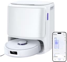Narwal Freo X10 Pro robotstofzuiger, knoopvrije robotmop, krachtige zuigkracht van 11000 Pa, zelfledigend, automatische mopwasbeurt, automatische droging, obstakelvermijding, ideaal voor dierenharen en harde vloeren - wit — thumbnail 1