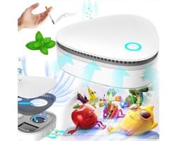 Vitdipy - Luchtreiniger - Ozongenerator - Met Lonisator - 20.000mg/h - Met slaapstand - Voor 10-30m² - Stil & Energiezuinig - Verwijdert Geur en Rook - Wit