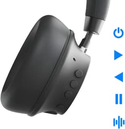 Akashi, Bluetooth draadloze headset ruisonderdrukking autonomie 30 uur opvouwbaar, Zwart — thumbnail 4