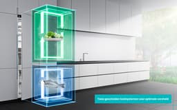 ETNA KCD9194CNF - Koel-vriescombinatie - Energielabel C - 34dB (A) - Metal Tech Cooling - No Frost - Multi-Air Flow - CoolFresh - SmartZone - Super Cool - Fast Freeze - Inverter Compressor - ConnectLife - 284 Liter — thumbnail 13