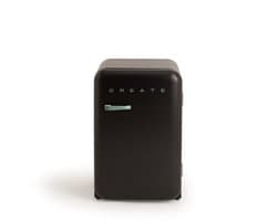 CREATE - Koelkast in retrostijl - Zwart - Handvat Sage - FRIDGE RETRO 107L