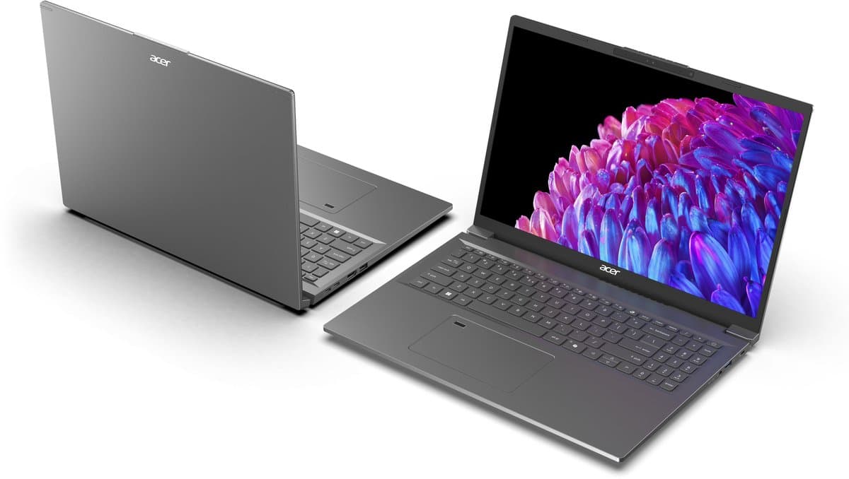 Aspire 16 A16-71M-507Q - Laptop - 16 inch 2K OLED - Core Ultra 5 - 16GB - 512GB SSD - Verlicht toetsenbord - Grijs — afbeelding 1