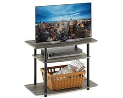 3-Tier Entertainment Center Stand - Ruimtebesparende TV-meubel voor Elke Woonkamer