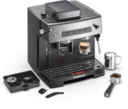 Cuisinart Espresso Machine Grind, Tamp and Brew - Met ingebouwde Koffiemolen - 20 Bar Druk - Iced Coffee Functie - 2,2L Waterreservoir - Zilver/Zwart — thumbnail 1