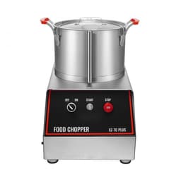 Elektrische groente- en fruitsnijder - Multi-cutter - 750 W - 7,71 L Capaciteit - RVS Behuizing - Drukknopbediening - Horecakwaliteit — thumbnail 4