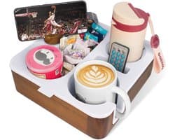 Sofa Caddy met Telefoonhouder en Bekerhouder - Perfecte Accessoire voor Filmavonden