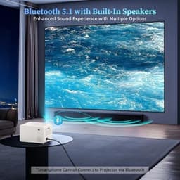 Compacte HD Beamer met Scherp Beeld en Draadloze Verbinding — thumbnail 5