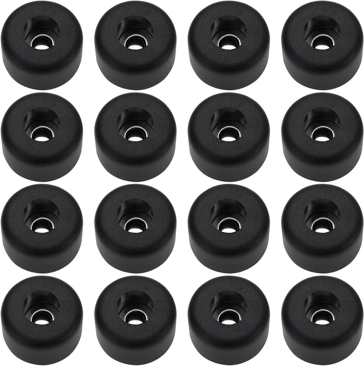 Cosensi - Rubber Voeten voor Subwoofer Speaker en Road Case - Set van 16 - 25x15mm - Zwart - Meubels - Roestvrij Wasmachine — afbeelding 1