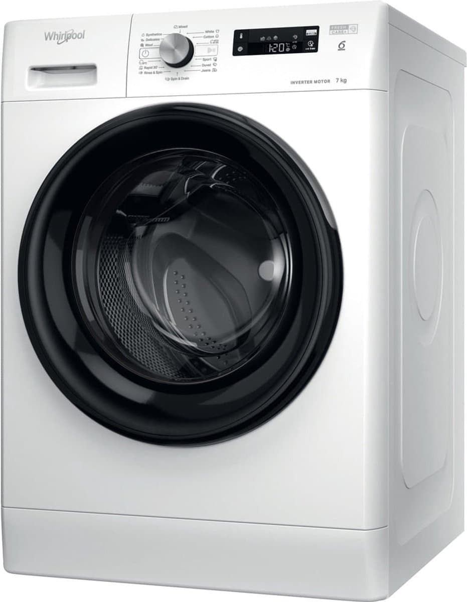 Whirlpool FFS7259BEE - Wasmachine - Voorbelading - 7 kg - 1200 RPM - Wit — afbeelding 1