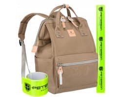 Peterson Dames Rugzak Laptop USB Reistas City Bag Waterdicht