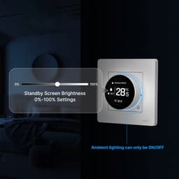 Slimme Thermostaat Zigbee 5A voor Vloerverwarming - Wit — thumbnail 4