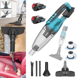 Handstofzuiger, 4-in-1 draadloze autostofzuiger, mini-stofzuiger met borstelloze motor, oplaadbare draagbare luchtblazer voor thuis, auto, kantoor en huisdierenharen — thumbnail 1
