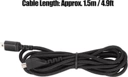 Jhubers Goods - Hoofdtelefoonkabel - Vervanging voor Gamingheadset - Geluidskabel - Compatibel met Arctis 3 5 7 Pro - Hoofdtelefoonkabel 1,5 M - Gamingheadset-geluidskabel - Geschikt voor Steelseries - Zwart — thumbnail 2