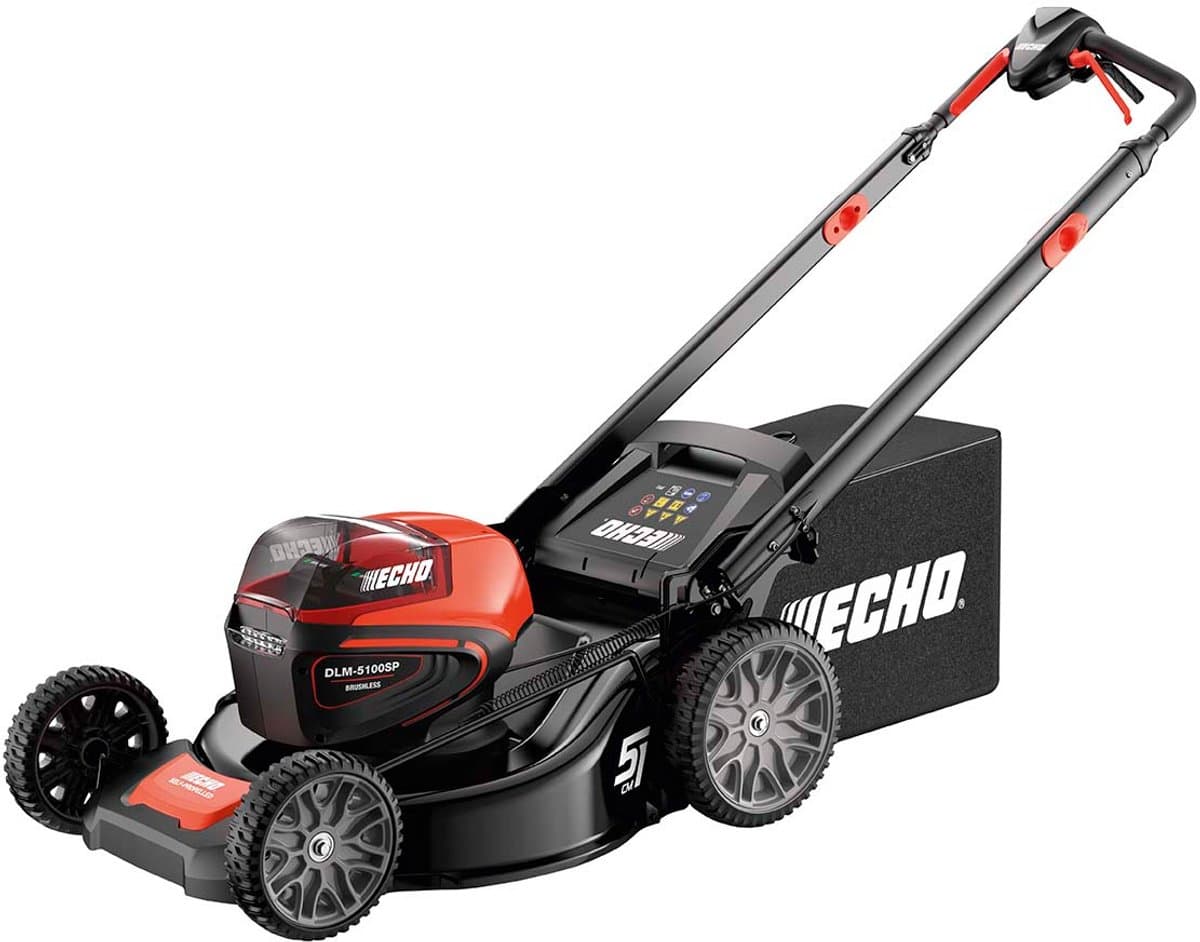 ECHO DLM5100 Accu Grasmaaier – 51 cm | 2× 5,0 Ah accu & lader | Stil & krachtig — afbeelding 1