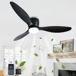 100cm Plafondventilator met Verlichting en Afstandsbediening - Stille LED Tricolor Plafondlamp voor Woonkamer en Slaapkamer — thumbnail 5