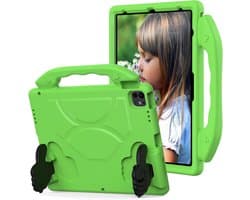 Slagvaste Kinderschermhoes met Standaard voor iPad Pro 12,9 inch (2021/2022) - Lichtgewicht EVA Bescherming