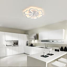 Moderne Plafondlamp met Ventilator en Dimbaar LED Licht - 6 Snelheden en Afstandsbediening — thumbnail 1
