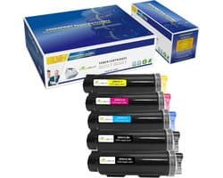 5 Pack Compatibele Tonercartridges Extra Hoog Rendement voor Kleurenlaserprinters