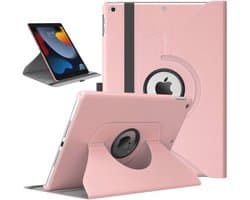 360 Graden Draaibare Beschermhoes voor iPad 10,2 - 8e en 7e Generatie met Auto Wake/Slaap