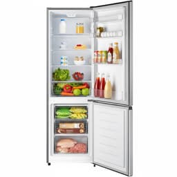 Heinner HC-HS269SE++ Koel-vriescombinatie 269 L – Mechanische Bediening – LED-verlichting – Omkeerbare Deur – Zilver – 5 Jaar Garantie — thumbnail 3
