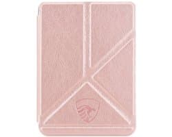 Origami Sleepcover - Hoesje Geschikt voor Kobo Clara Colour- Book Case Hoes Cover - Roze Goud - ereader hoesje - cover