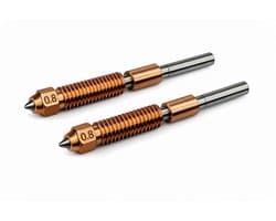 K1C Quick Swap Nozzle Set 2x 0.8mm Creality 1.75mm Quicks-Swap voor creality K1C, Ender 3 V3, Ender 3 V3 Plus