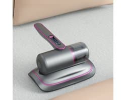 CHIWIN Matras Huisstofmijt Stofzuiger - Draadloze Bank Reiniger met UV-C Lamp - Handheld Bed Stofzuiger - 10000Pa Zuigkracht en Extra Breed 280mm Mondstuk - 95% Mijtverwijdering - 8000x/min Kloppen - Combineert Zuigen, Kloppen en UV-licht