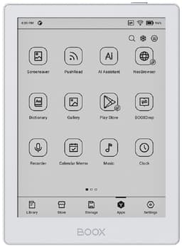 2e Kansje BOOX Go 6 - 6" e-inkt e-reader - Wit - Android 11, Play Store — thumbnail 4