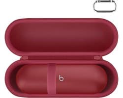 Draagbare Harde Hoes voor Draadloze Bluetooth Speaker - Robuuste en Slanke Bescherming in Rood