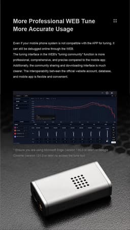 Moondrop Dawn Pro 2 - Draagbare DAC - Gebalanceerde Versterker - 4.4mm Balanced - HiFi USB-C Geluidskaart - Geschikt voor Android/Windows/macOS - Zilver — thumbnail 5