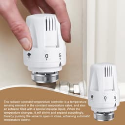 4x Slimme Thermostaatknoppen Set voor Radiator - Universele M30 Fitting — thumbnail 4