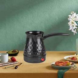 Elektrisch Koffiezetapparaat - Espressomachine - 500 Ml Arabisch - inductie - Machine Pot Warmer Ketel - Turkse koffiekan - voor camping,Thuis, Thee, Koffie - stijlvol - zwart — thumbnail 3