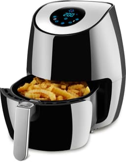tectake® Airfryer - Heteluchtfriteuse, Airfryer, Touchscreen Display, div. Programma's, Airfryer Zonder Vet en Olie, Vaatwasmachinebestendig, Met Accessoires Receptenboekje (HF-568TS Mitch) — thumbnail 1
