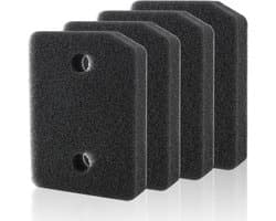 4 stuks - 9164761 droger filters voor Miele T1-serie warmtepompdroger, fijn/grof 207 x 157 x 30 mm wasdroger sokkelfilter-voor Wasdrogers - Basisfilter - mat zwart