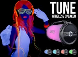 UNIQ Tune Bluetooth Speaker - Karaoke LED licht Show met verschillende kleuren — thumbnail 4