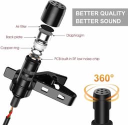 Professionele Clip-On Smartphone Microfoon - iPhone - Android - Windowsphone - Laptop - PC — thumbnail 4