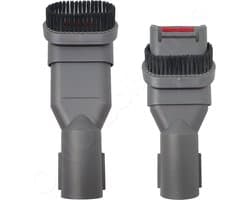 verstelbare 2 in 1 plumeau plinten accessoires zuigmond borstel - plumeauzuigmond - plumeauborstels - plintenborstel - plintenzuigmond geschikt voor Dyson V7 V8 V10 V11 V15 sv10 sv11 sv12 sv14 sv16 sv17 sv22